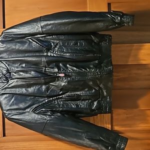 Women's leather jacket